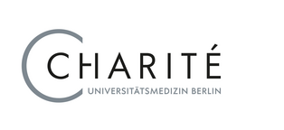 Logo der Charité – Universitätsmedizin Berlin. Der Schriftzug "CHARITÉ" steht in großen Buchstaben, darunter der Untertitel "UNIVERSITÄTSMEDIZIN BERLIN" in kleinerem, grauem Text. Das Design ist modern und minimalistisch.
