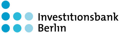 Das Bild zeigt ein Logo, das aus mehreren blauen Punkten in verschiedenen Größen und Schattierungen besteht, angeordnet in einer bestimmten Formation. Der Name der Marke oder das Unternehmen ist unter dem Symbol platziert.